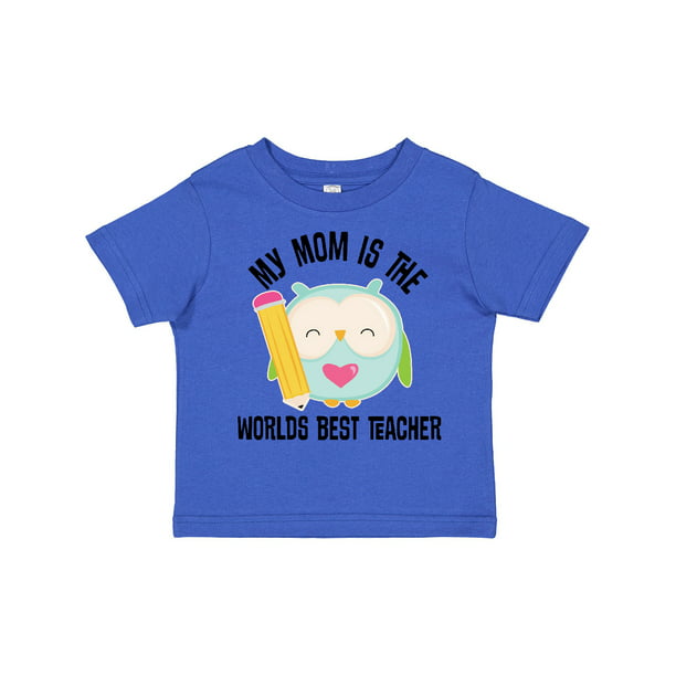 inktastic Teacher Mom School Owl Toddler T-Shirt 